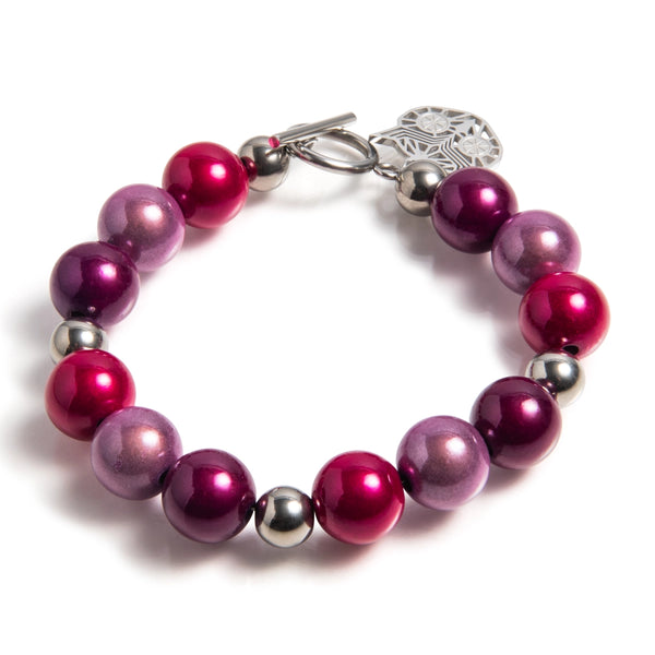 Kralen armband | Dubai | 316L Staal | 3D kraal | Handgemaakt