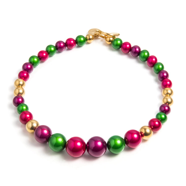 Kralen ketting | Java | 316L Staal | 3D kraal | Handgemaakt