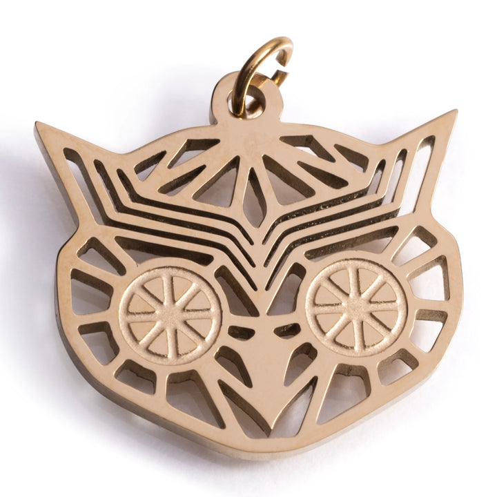 Lemon Luxury logo hanger goud chirurgisch staal