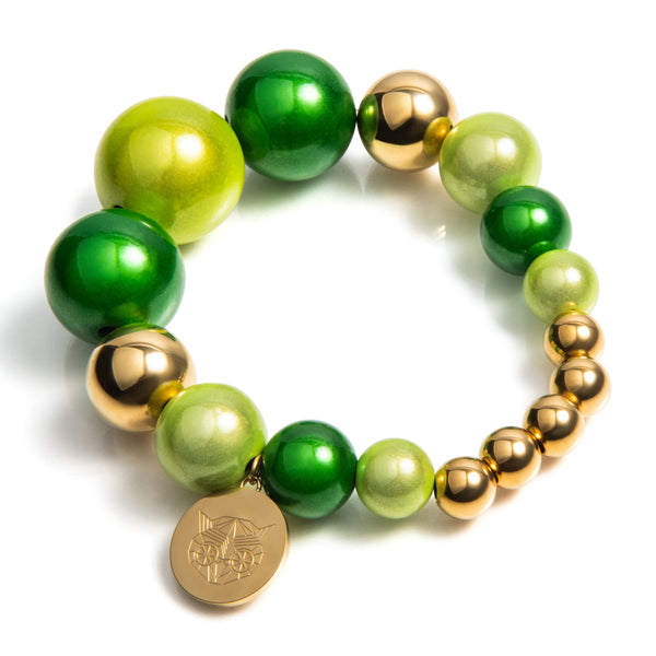 Kralen armband | Madrid | 316L Staal | 3D kraal | Handgemaakt