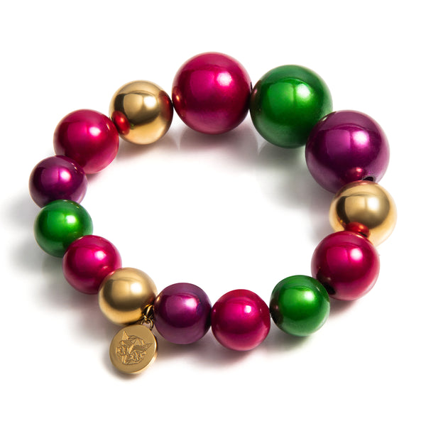 Kralen armband | Sienna | 316L Staal | 3D kraal | Handgemaakt
