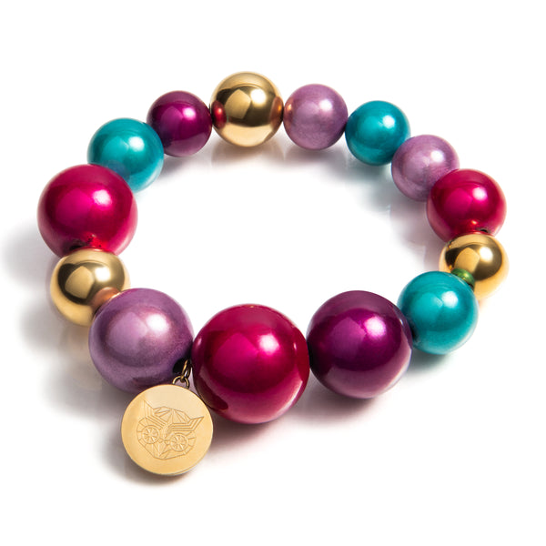 Kralen armband | Venice | 316L Staal | 3D kraal | Handgemaakt